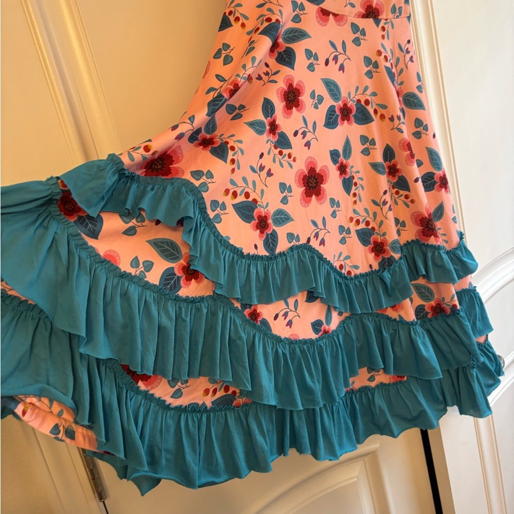 Like New Oopsie Daisy Ruffled Sundress - Picture 4 of 9
